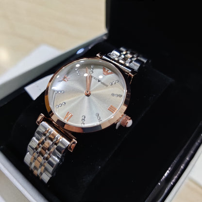 Emporio-Armani Diamond crafted Grey Dial Watch