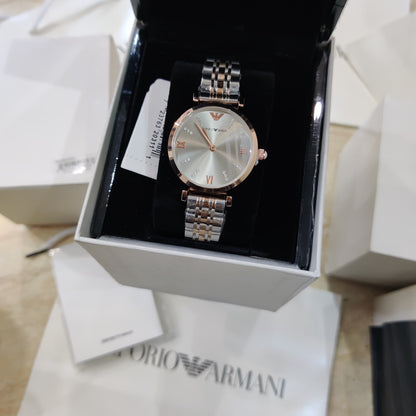 Emporio-Armani Diamond crafted Grey Dial Watch