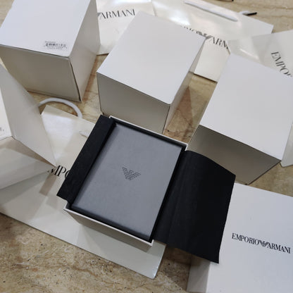 Emporio-Armani Diamond crafted Grey Dial Watch