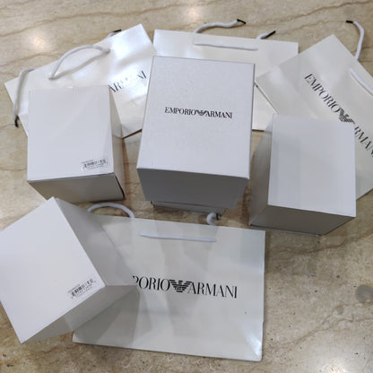 Emporio-Armani Diamond crafted Grey Dial Watch