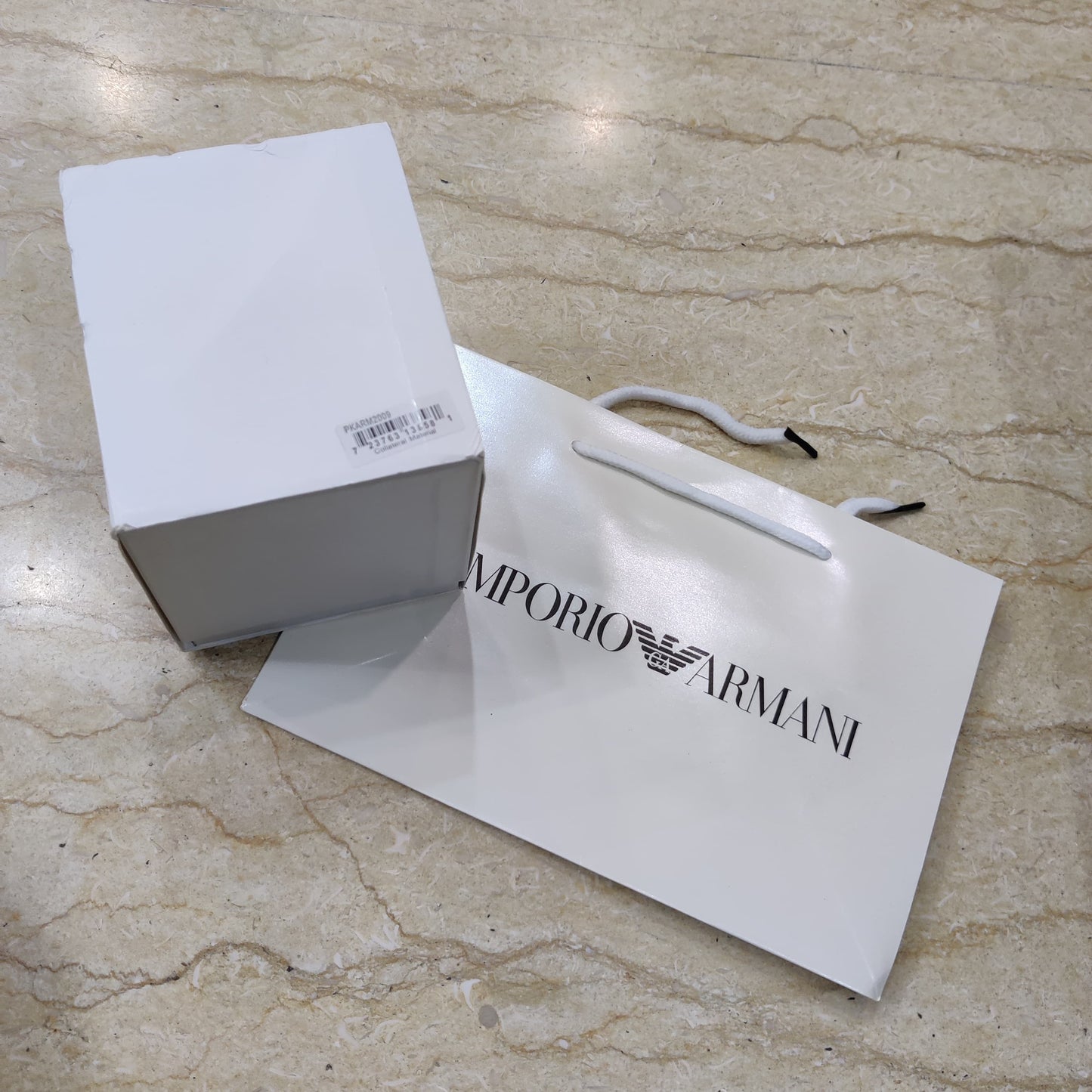 Emporio-Armani Diamond crafted Grey Dial Watch