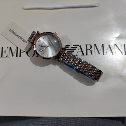 Emporio-Armani Diamond crafted Grey Dial Watch