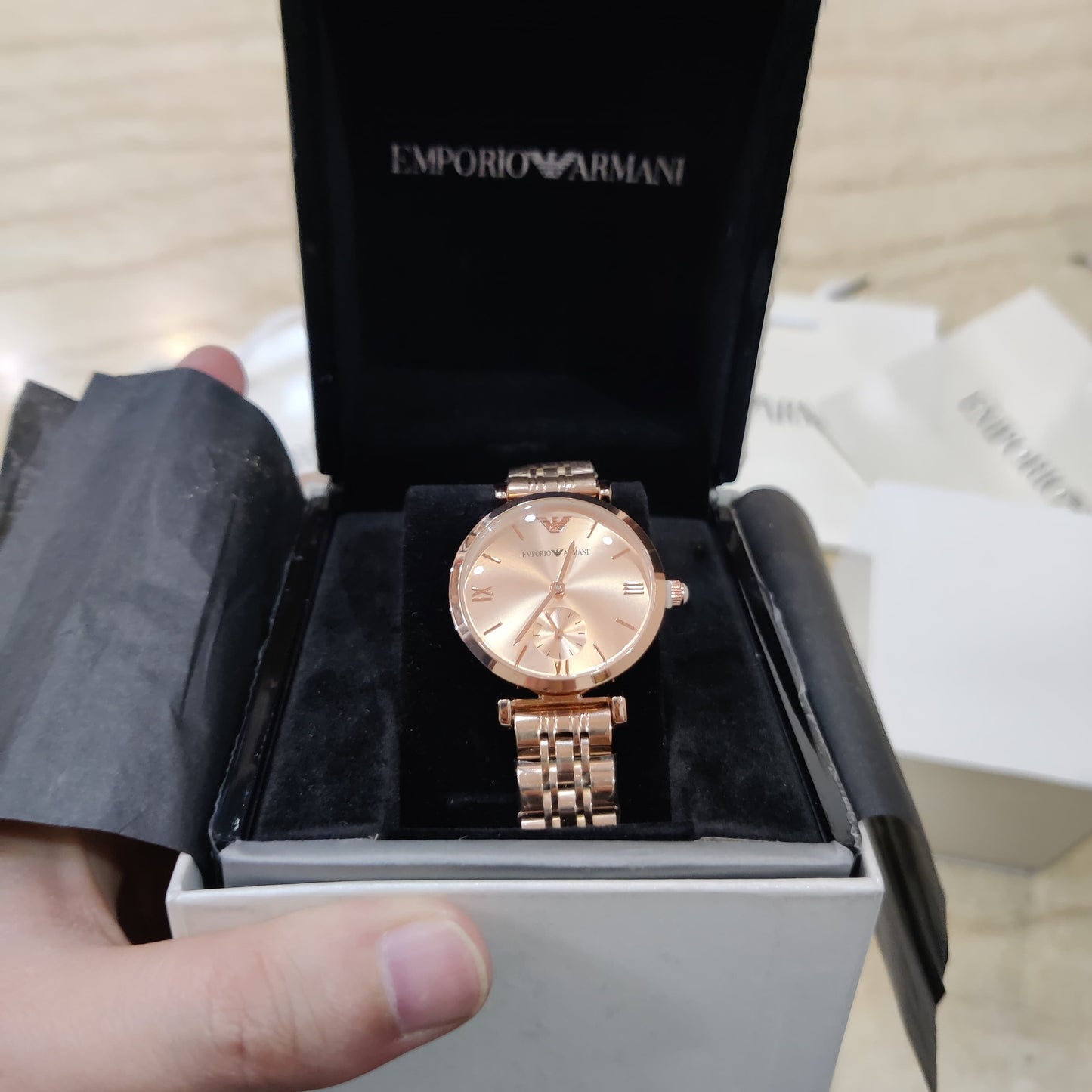 Emporio-Armani Classic Dial Watch